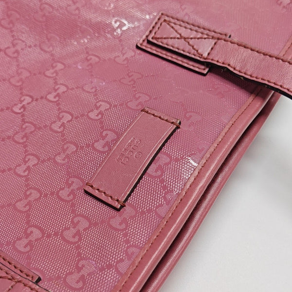 GG Imprime Monogram Coated Canvas Pink
