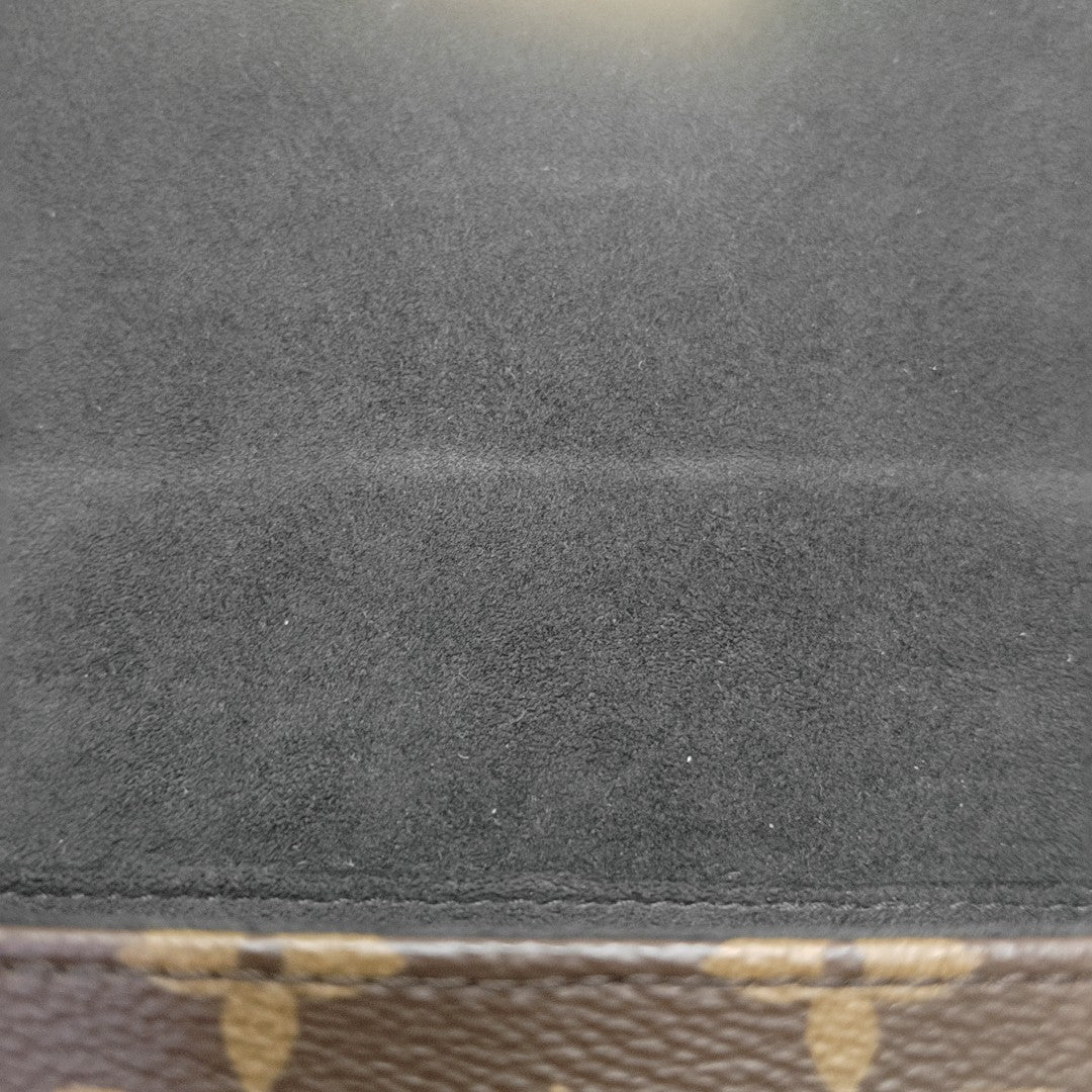 LOCKY BB Monogram Coated Canvas Brown