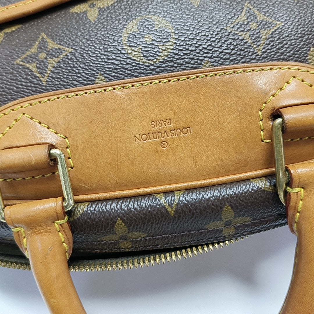 DEAUVILLE Monogram Coated Canvas Brown
