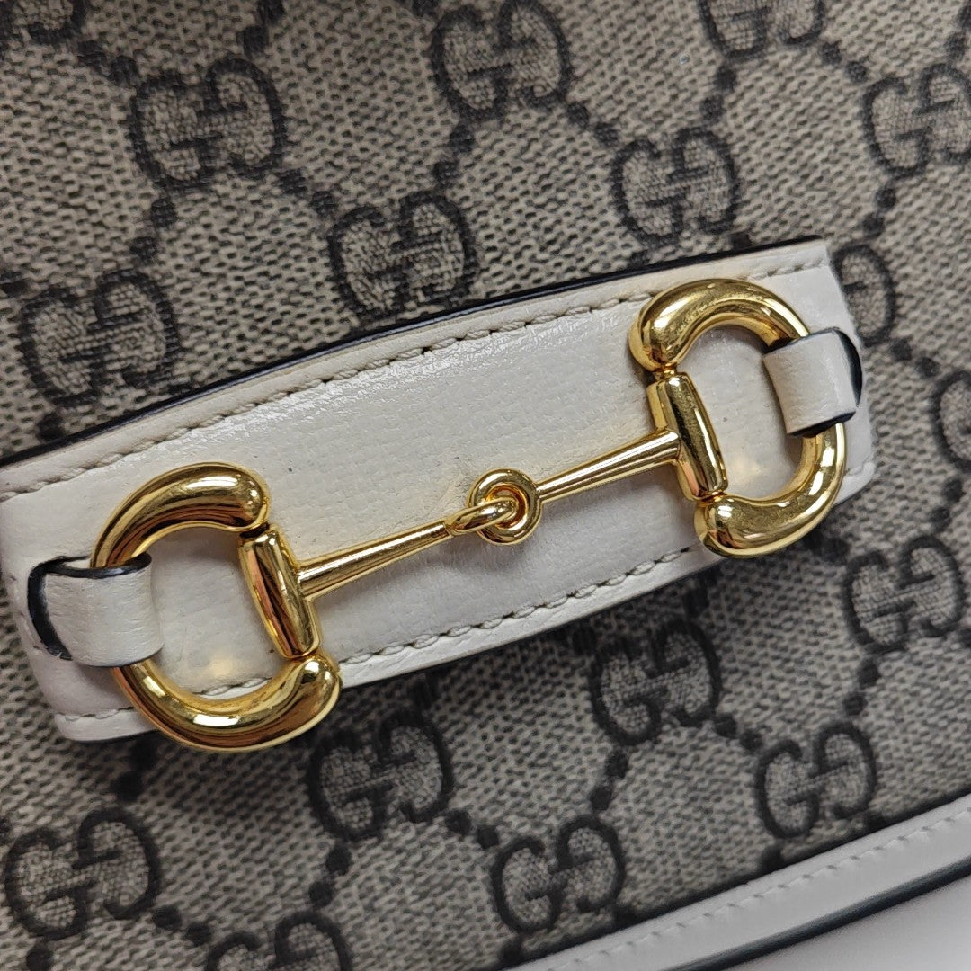 Horsebit 1955 Mini Coated Canvas Beige