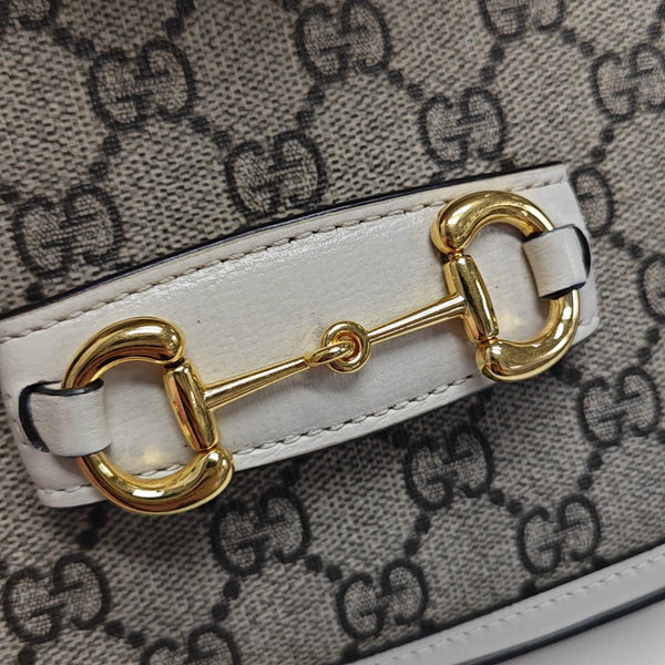 Horsebit 1955 Mini Coated Canvas Beige
