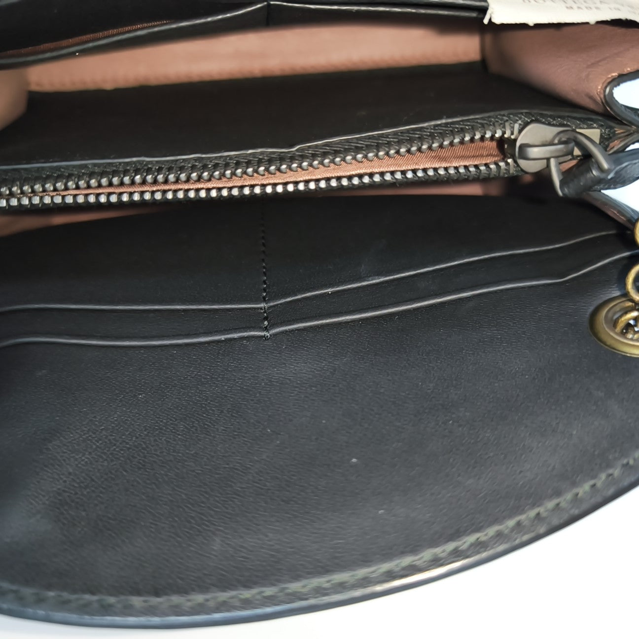 Lambskin Tote Bag Black
