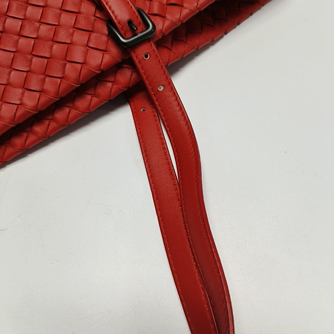 Cesta Calfskin Red