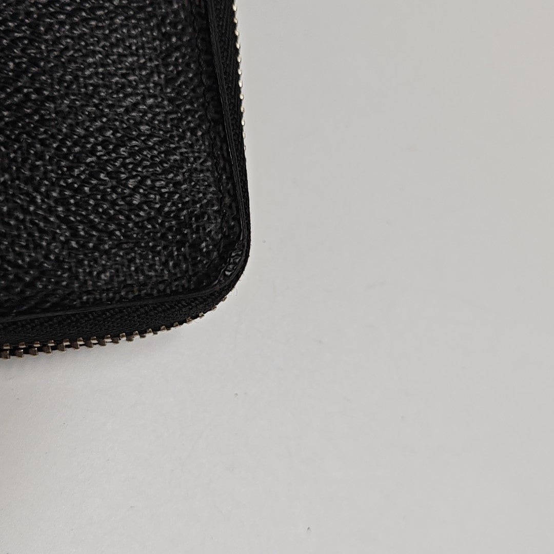 Damier Graphite Coated Canvas Card Holder Gray