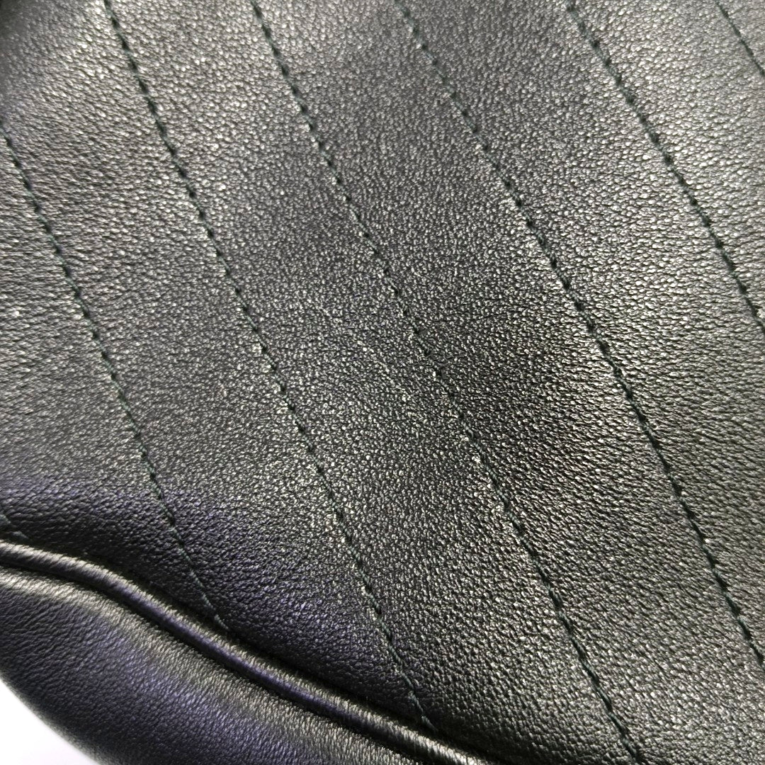 Blondie Medium Quilted Calfskin Black