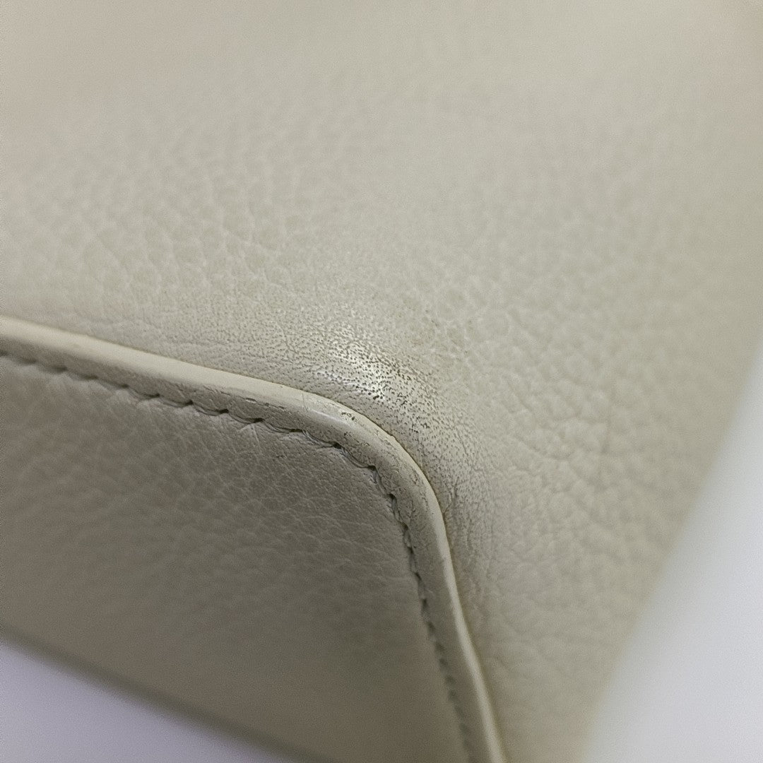 Extra Pocket 19 Calfskin White