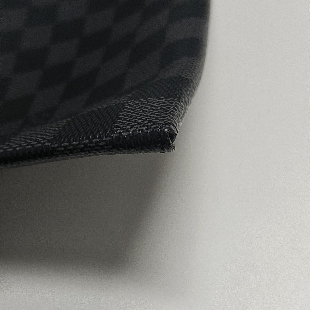 ALPHA Damier Graphite Coated Canvas Gray