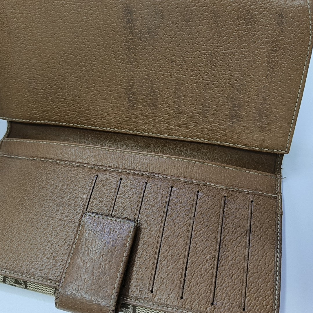Monogram Canvas Wallet Beige