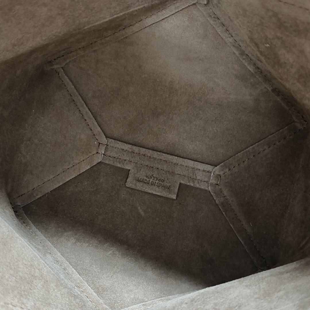 Puzzle Fold Mini Quilted Calfskin Beige