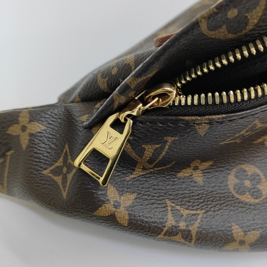 BUMBAG Monogram Coated Canvas Brown