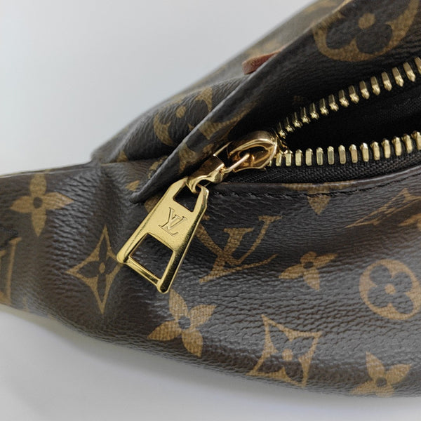 BUMBAG Monogram Coated Canvas Brown