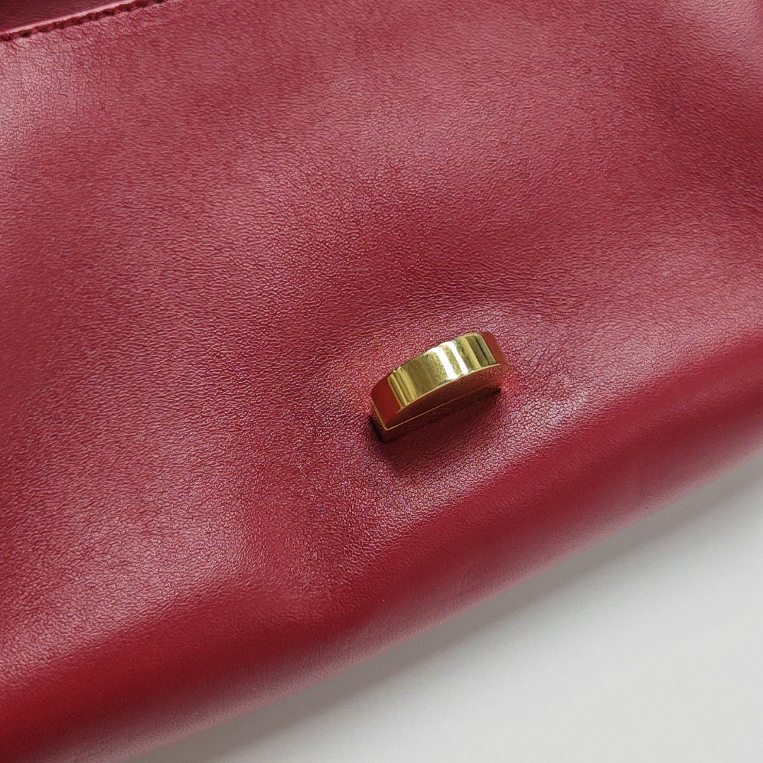 Crystal Quilted Lambskin Red
