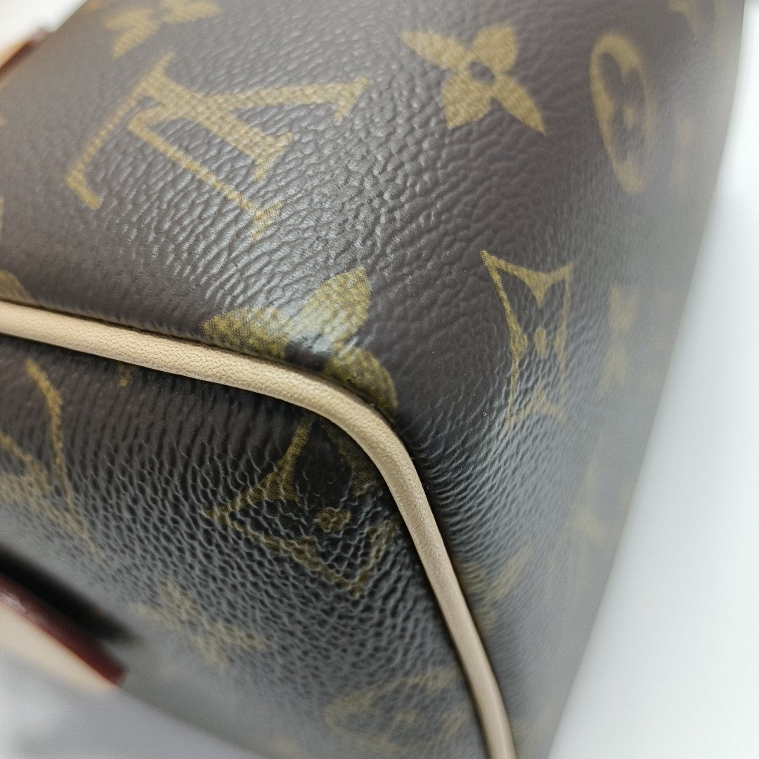 SPEEDY 20 Monogram Coated Canvas Brown