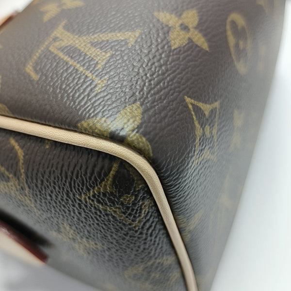 SPEEDY 20 Monogram Coated Canvas Brown