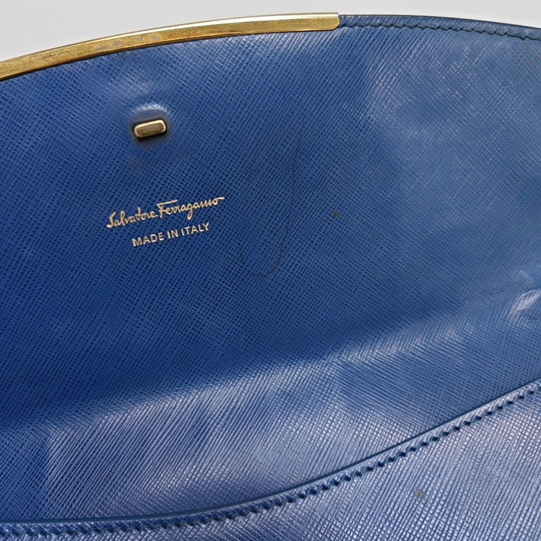 Gancini Calfskin Blue
