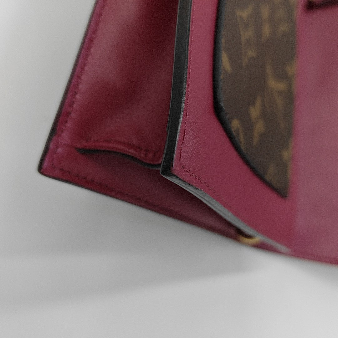 FLORE Monogram Coated Canvas Brown