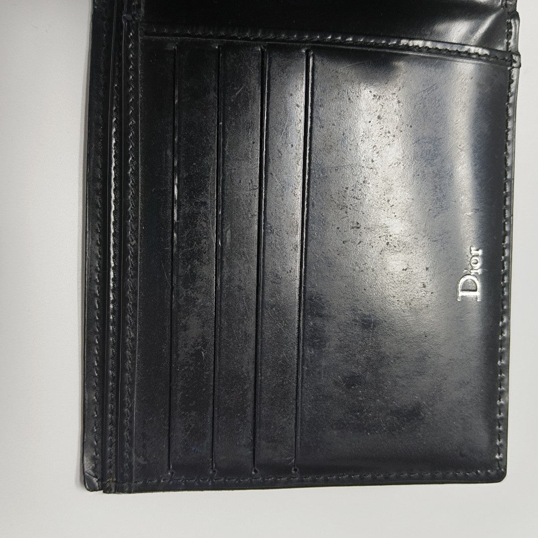 Patent Leather Wallet Black