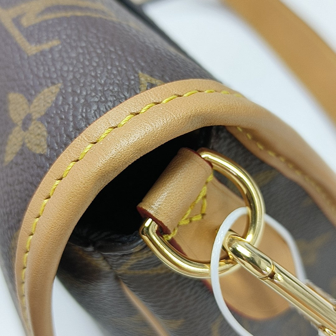 DIANE Monogram Coated Canvas Brown