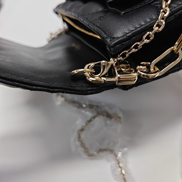 Lady Dior Small Cannage Lambskin Black