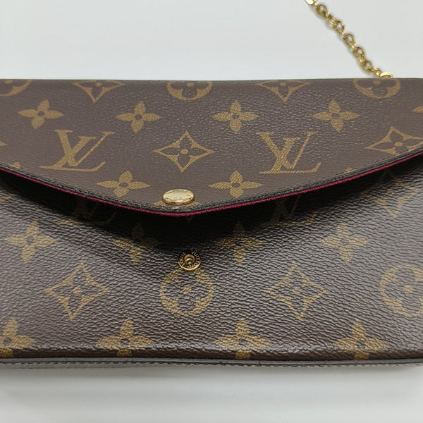 FÉLICIE Monogram Coated Canvas Brown