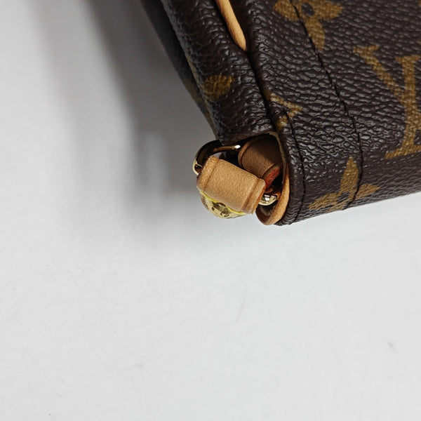 BEVERLY MM Monogram Coated Canvas Brown