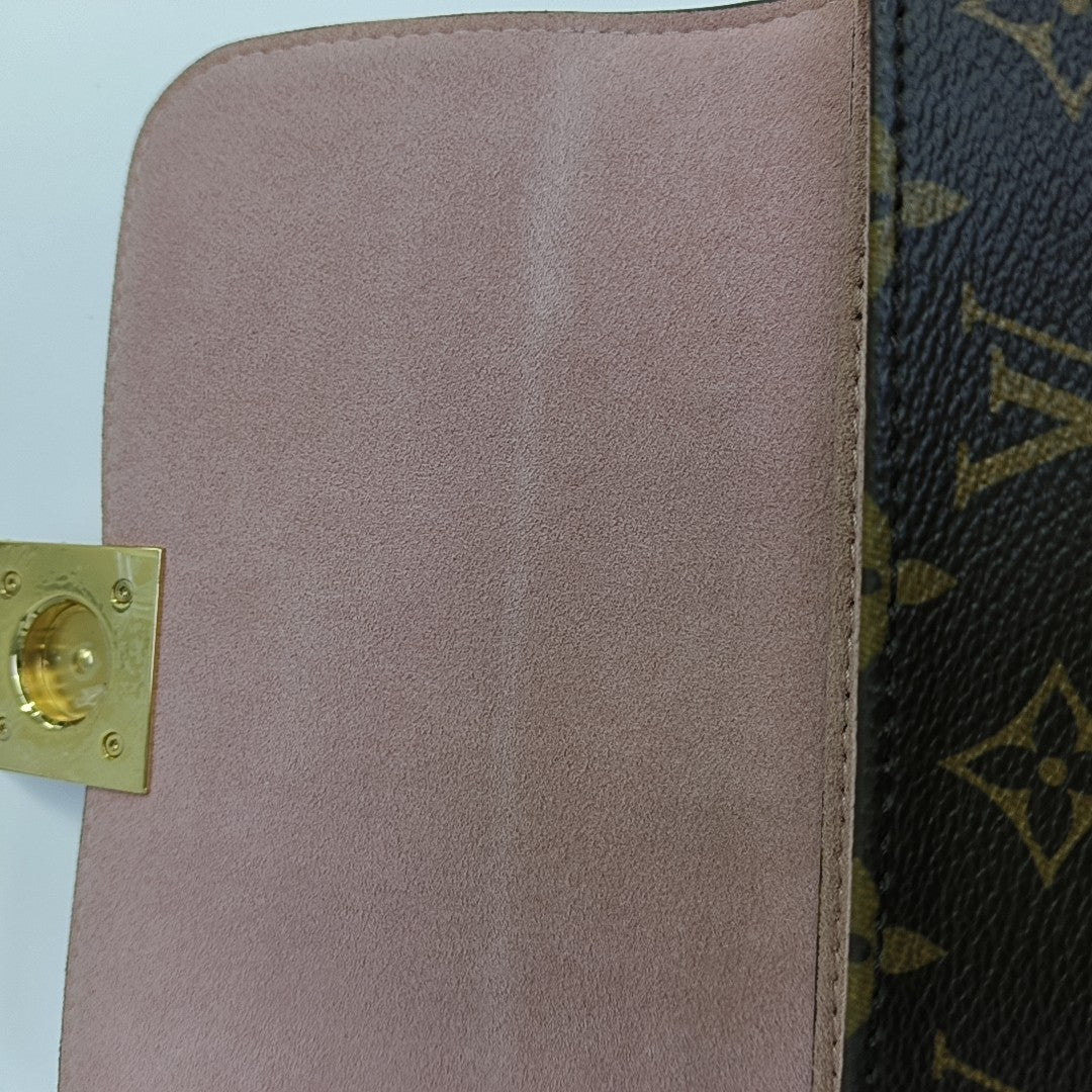 LOCKY BB Monogram Coated Canvas Pink