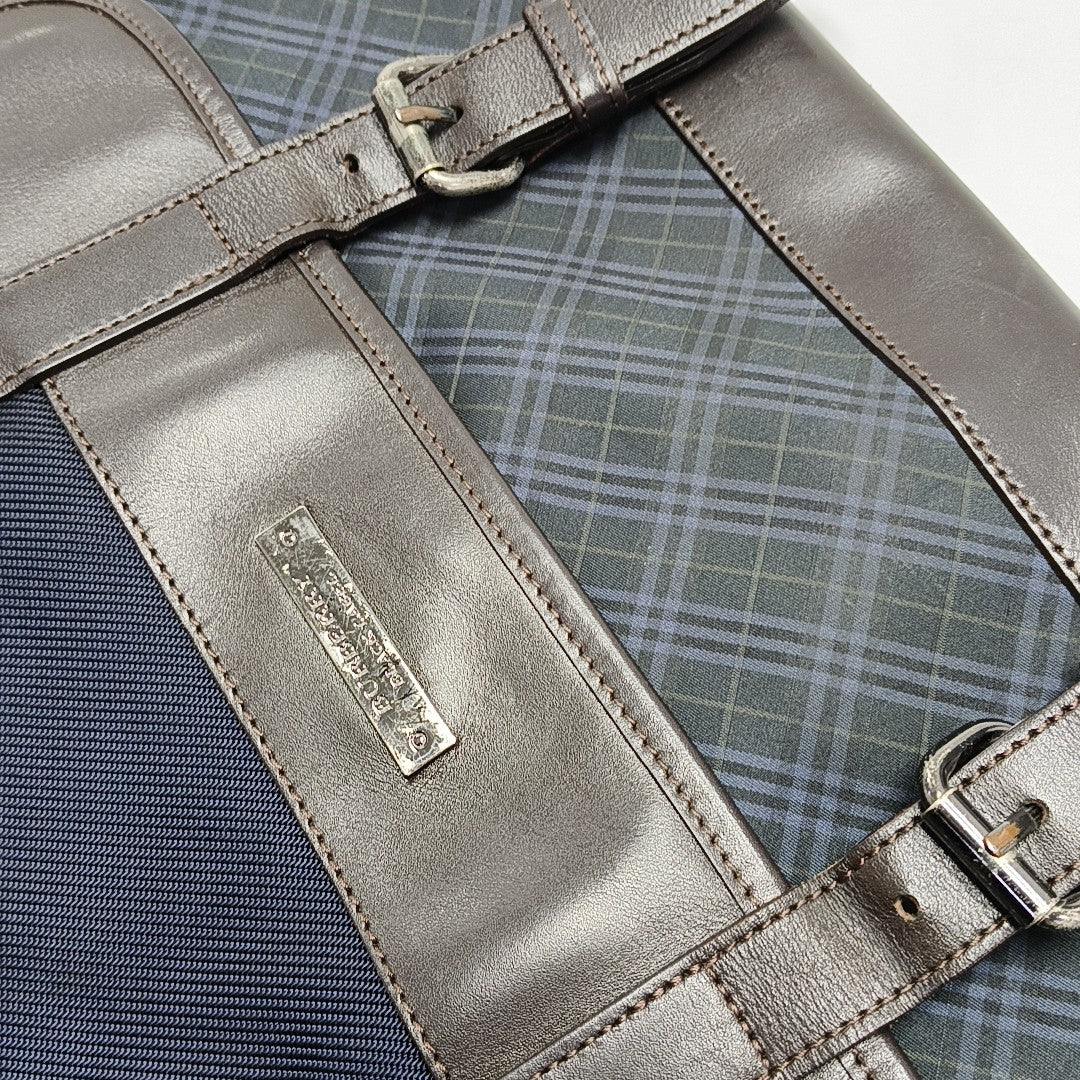 Fabric Shoulder Bag Blue