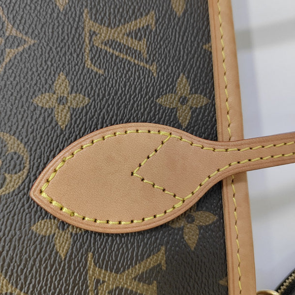 NEVERFULL BB Monogram Coated Canvas Brown
