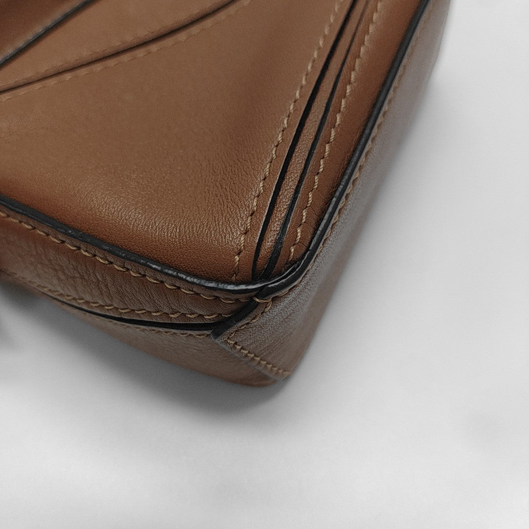 Puzzle Nano Calfskin Brown