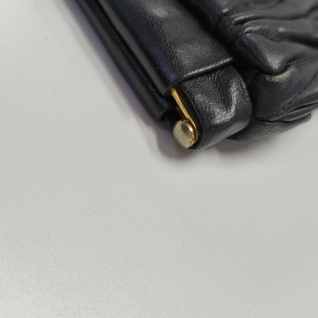 Lambskin Clutch Black