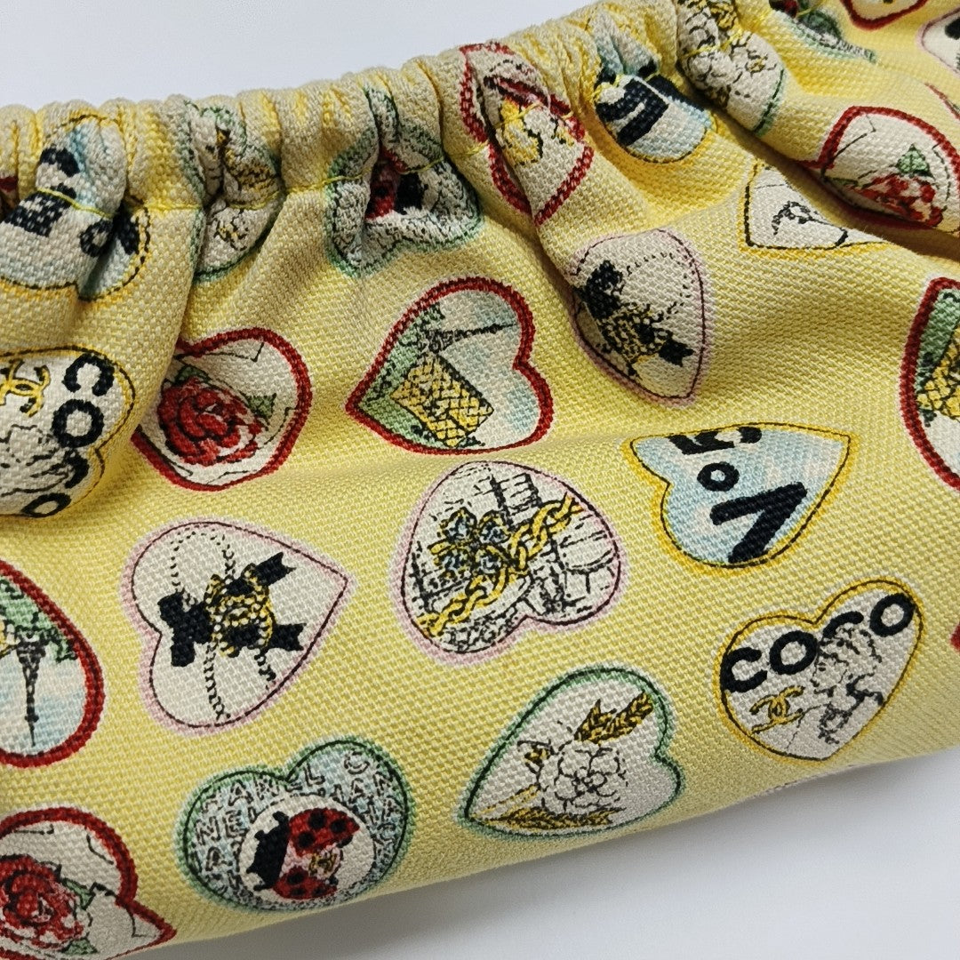 Fabric Top Handle Bag Multicolor