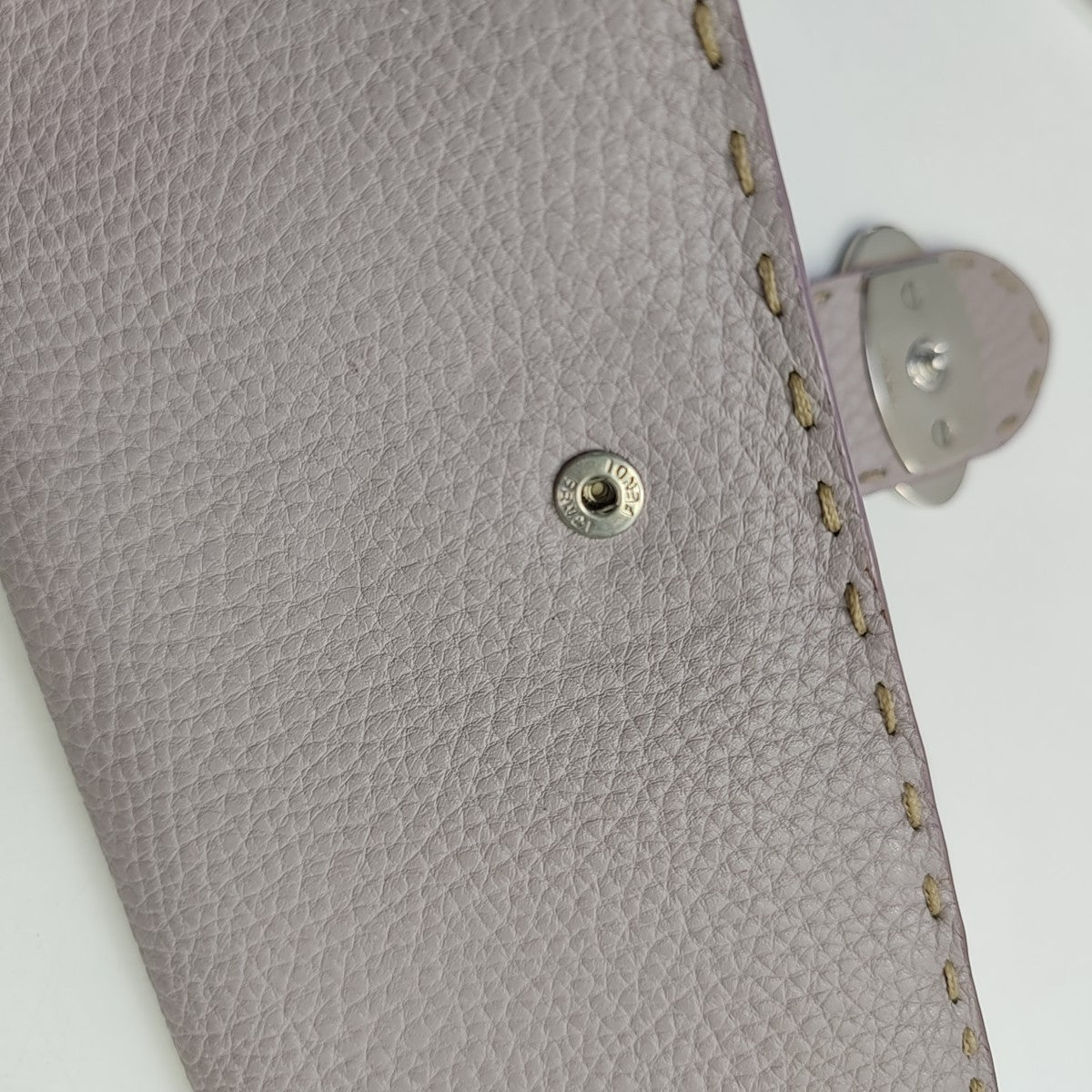 Calfskin Wallet Purple