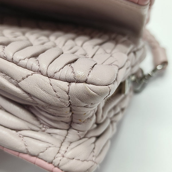 Crystal Quilted Lambskin Red