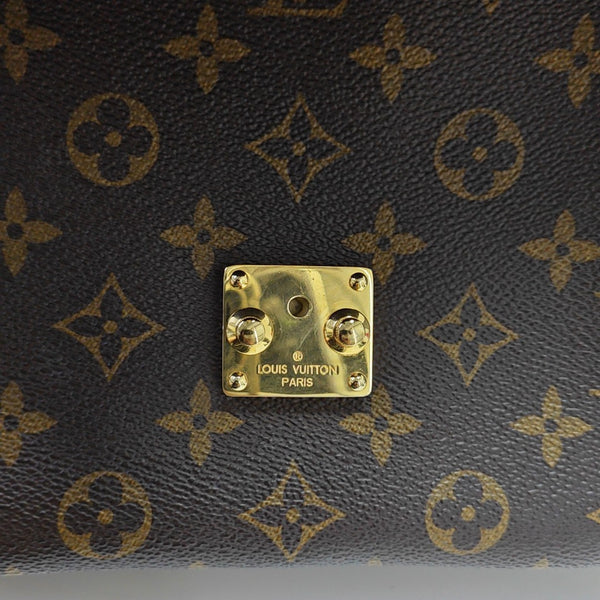 MÉTIS MM Monogram Coated Canvas Brown