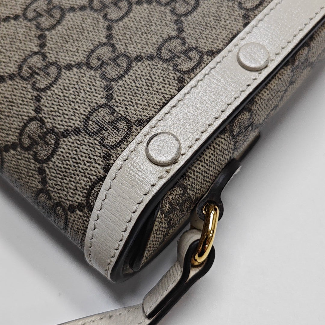 Horsebit 1955 Mini Coated Canvas Beige