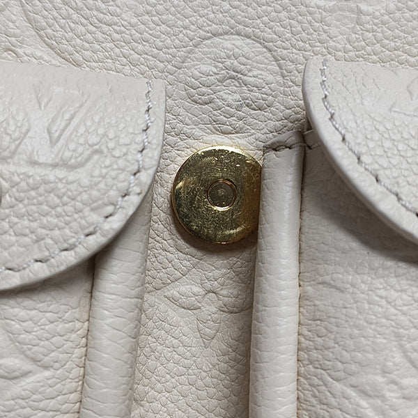BACKUP Monogram Calfskin White