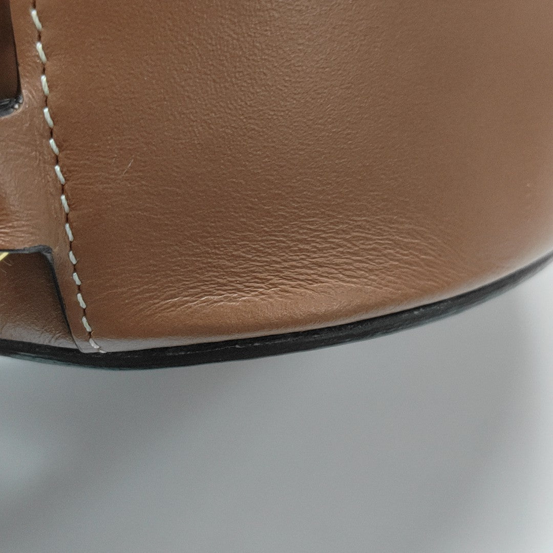TRIOMPHE Small Calfskin Brown