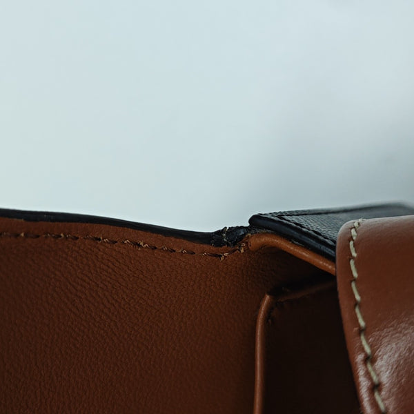 TRIOMPHE Small Coated Canvas Brown