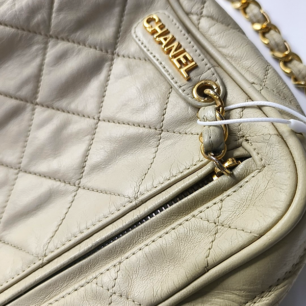 Quilted Lambskin Beige