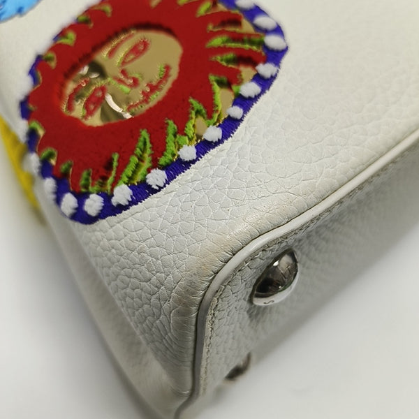 ARTYCAPUCINES MM Calfskin White