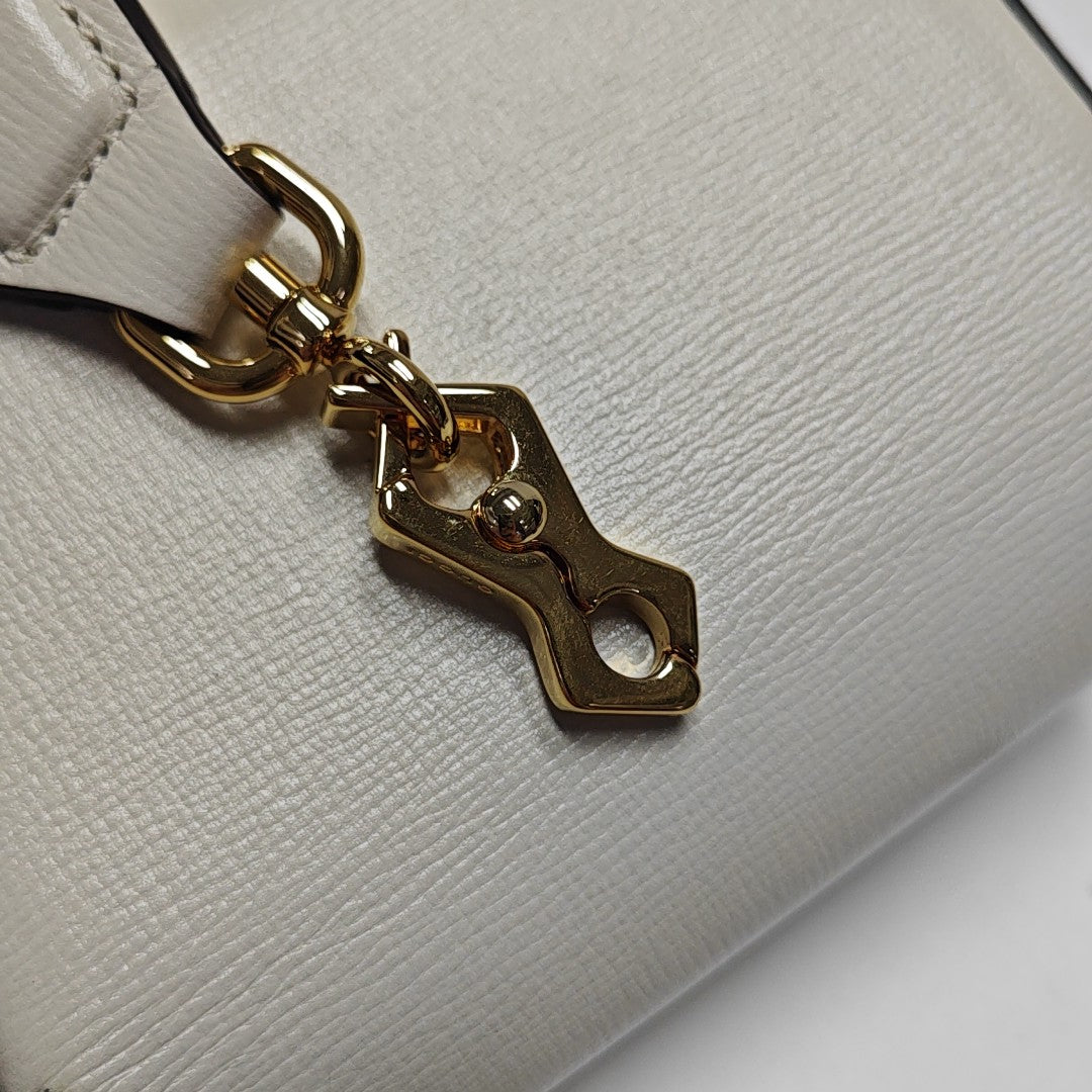 Horsebit 1955 Mini Calfskin White