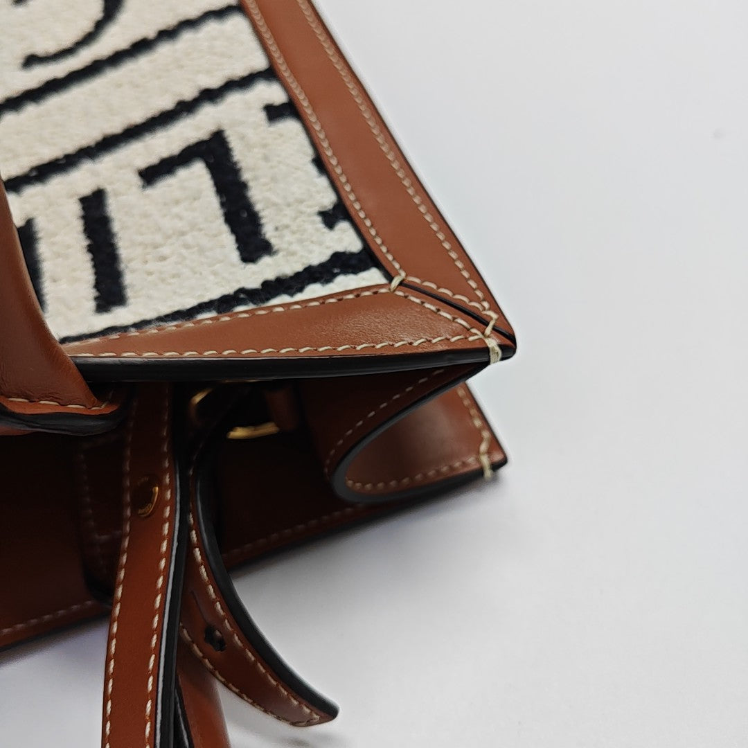 CABAS CELINE Small Fabric White