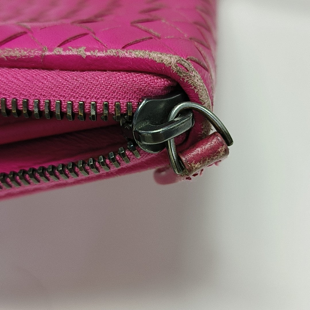 Lambskin Wallet Red