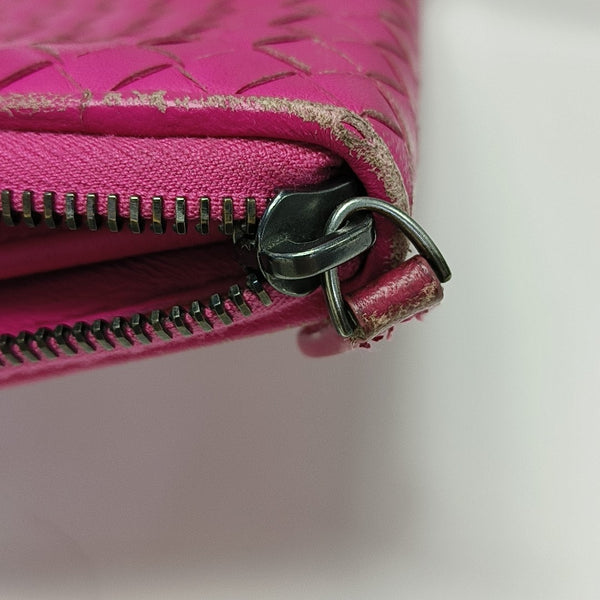 Lambskin Wallet Red
