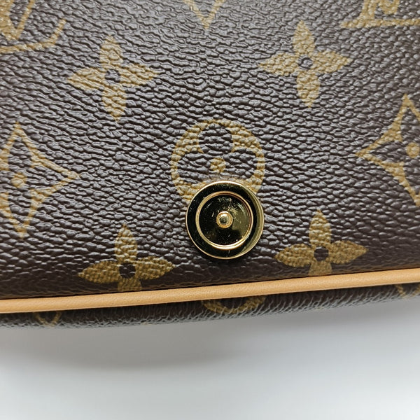 DIANE Nano Monogram Coated Canvas Brown