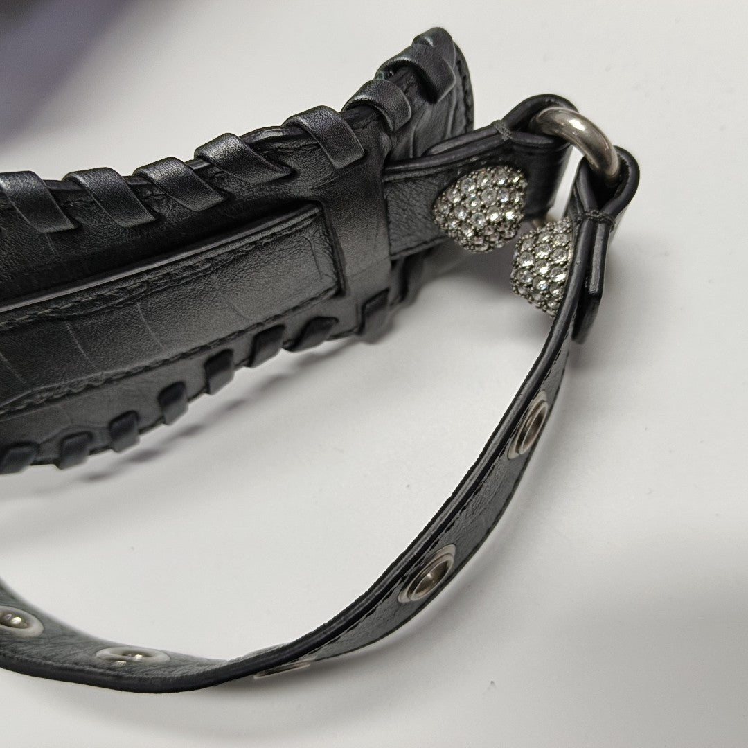 Le Cagole Mini Calfskin Gray