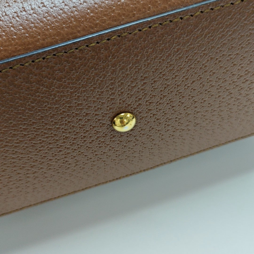Diana Mini Calfskin Brown