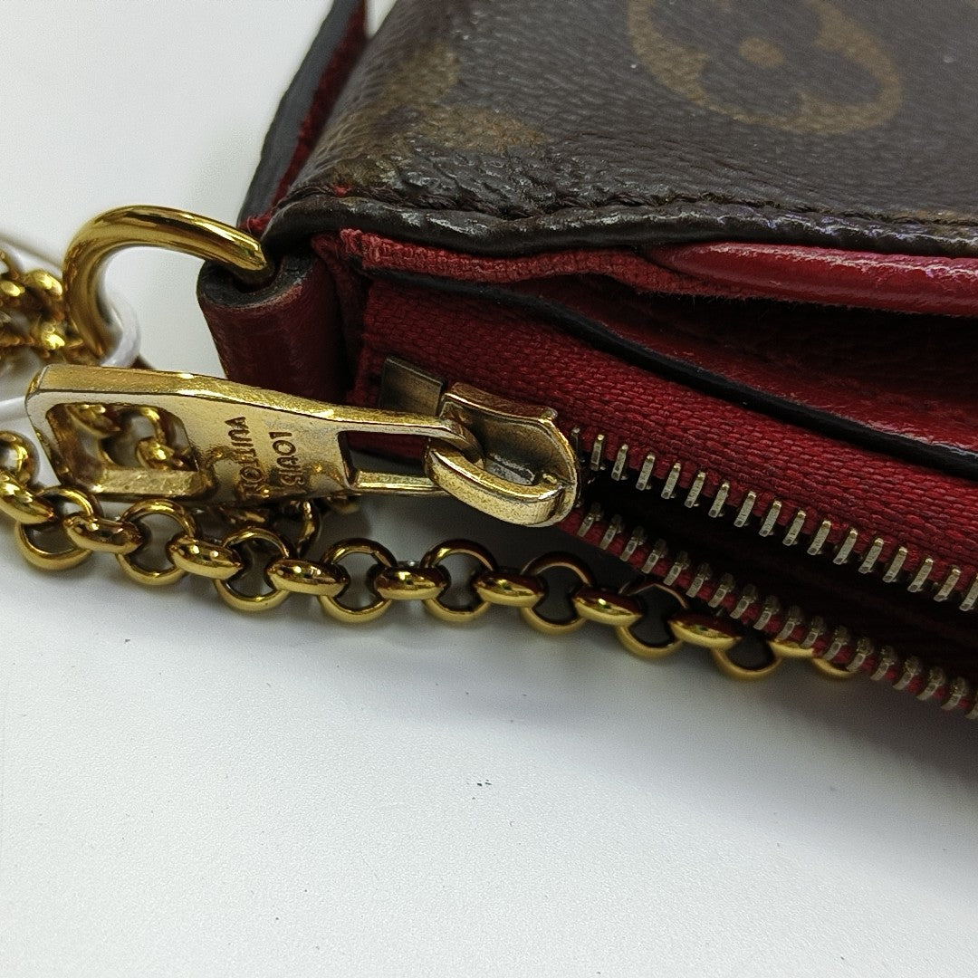 PALLAS BB Monogram Coated Canvas Brown