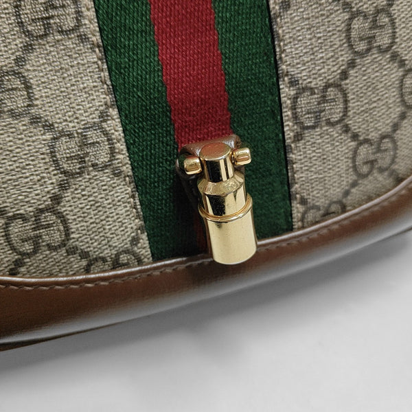 Authenticated pre-owned  Jackie 1961 Mini Monogram Coated Canvas Beige - Crossbody Bag at Looply