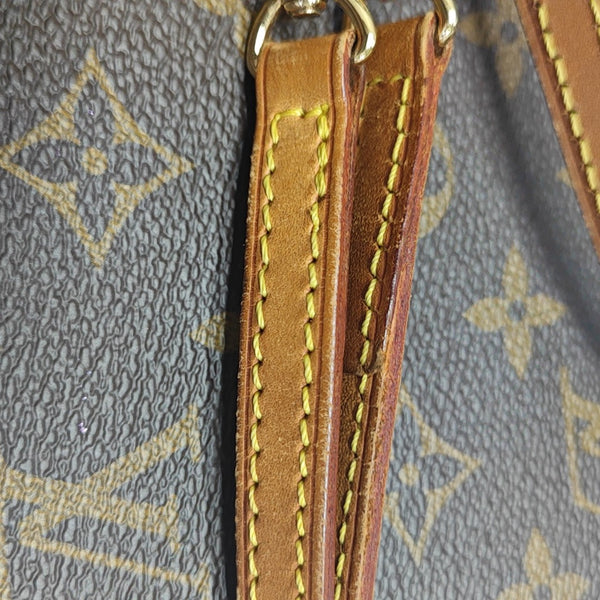 SAC PLAT Mini Monogram Coated Canvas Brown
